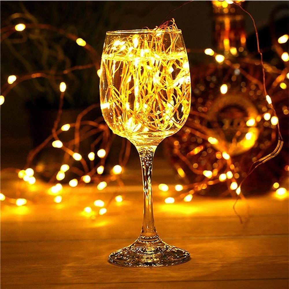 Waterproof Outdoor Solar LED Strip Mini String Lights 20M
