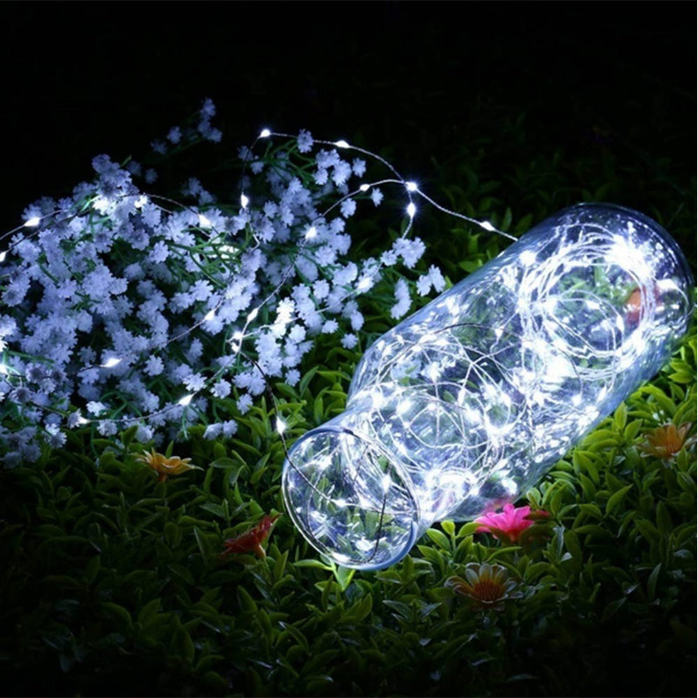 Waterproof Outdoor Solar LED Strip Mini String Lights 20M