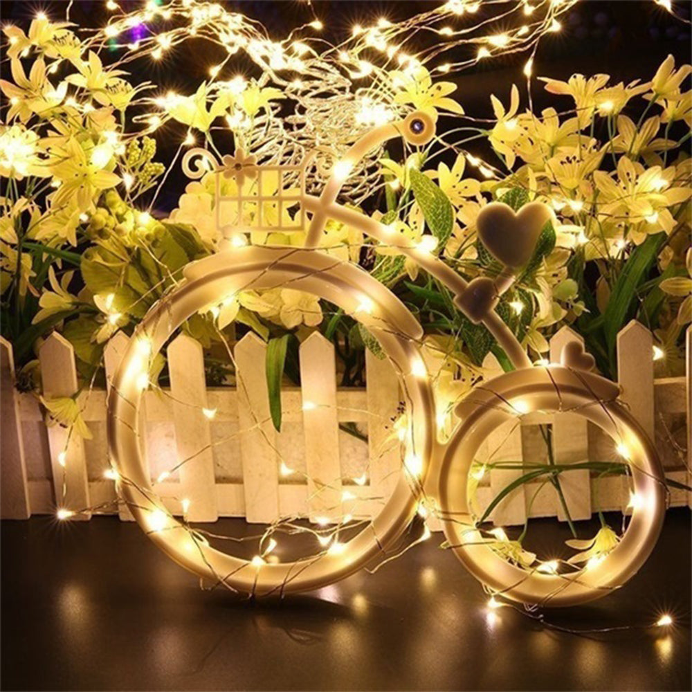 Waterproof Outdoor Solar LED Strip Mini String Lights 20M