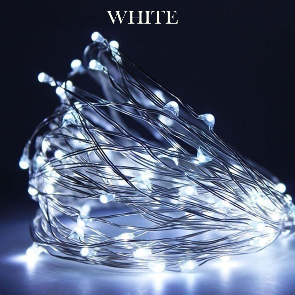 Waterproof Outdoor Solar LED Strip Mini String Lights 20M
