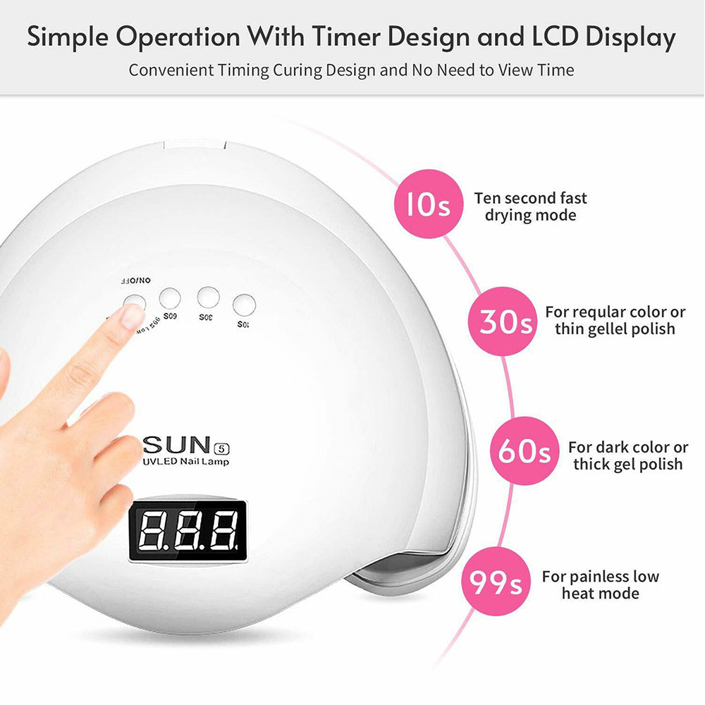 48W USB Charging 4 Speed Nail Photo Therapy Drying Machine