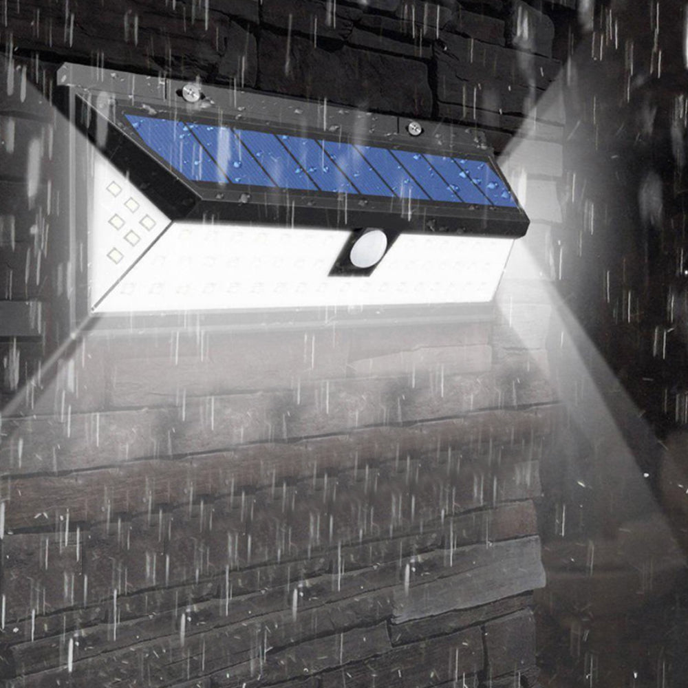 Large Weatherproof Solar Sensor 86-LED Lights