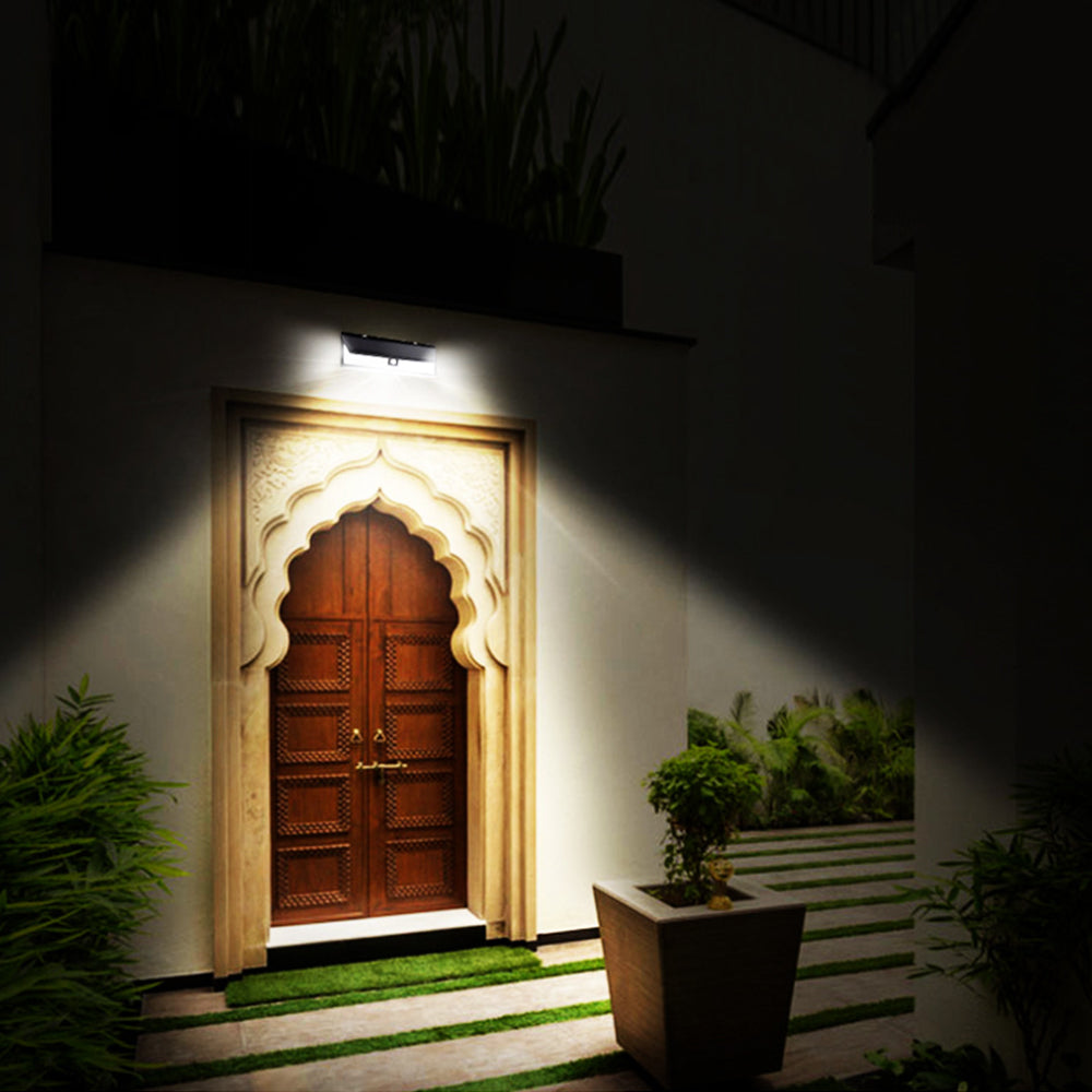 Large Weatherproof Solar Sensor 86-LED Lights