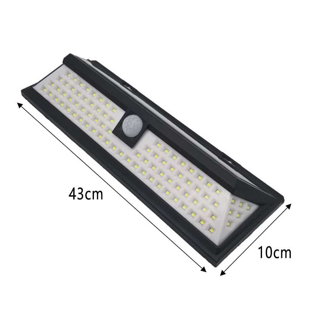 Large Weatherproof Solar Sensor 86-LED Lights