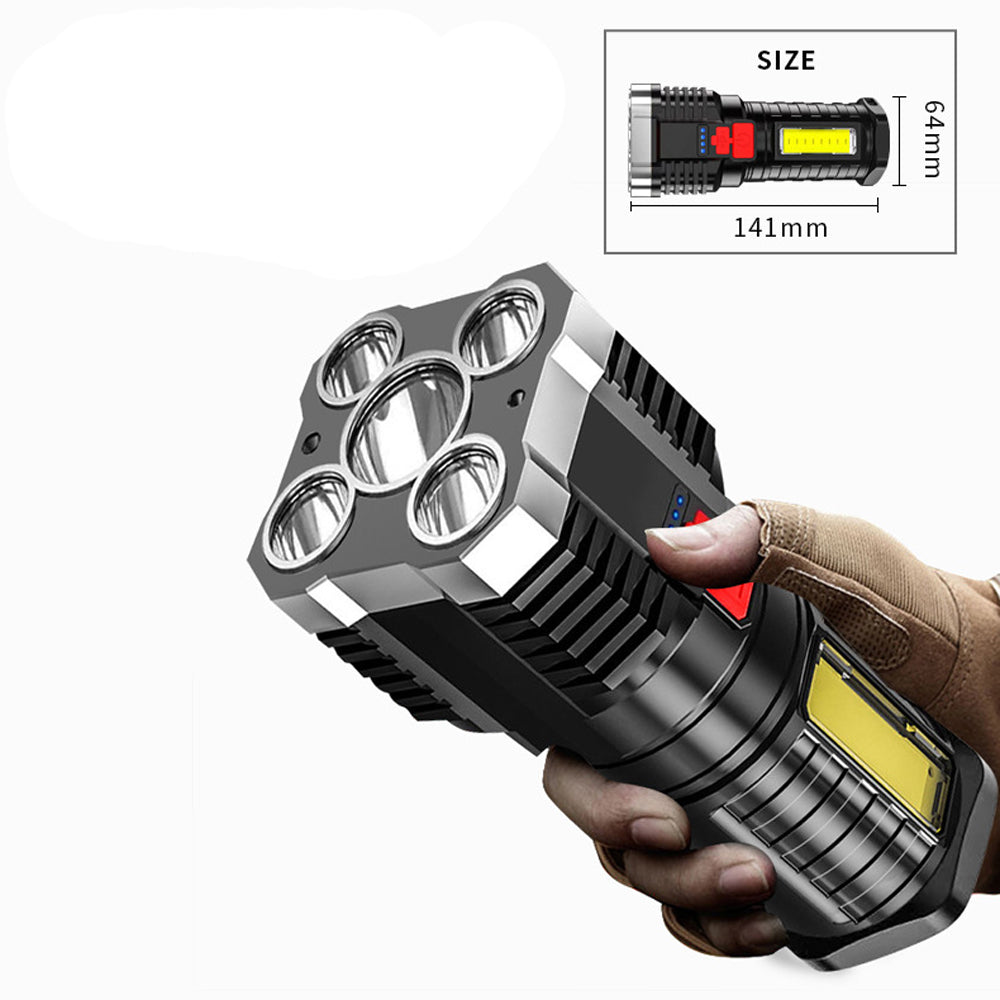 USB Rechargeable High Powered Long Ranged COB Light