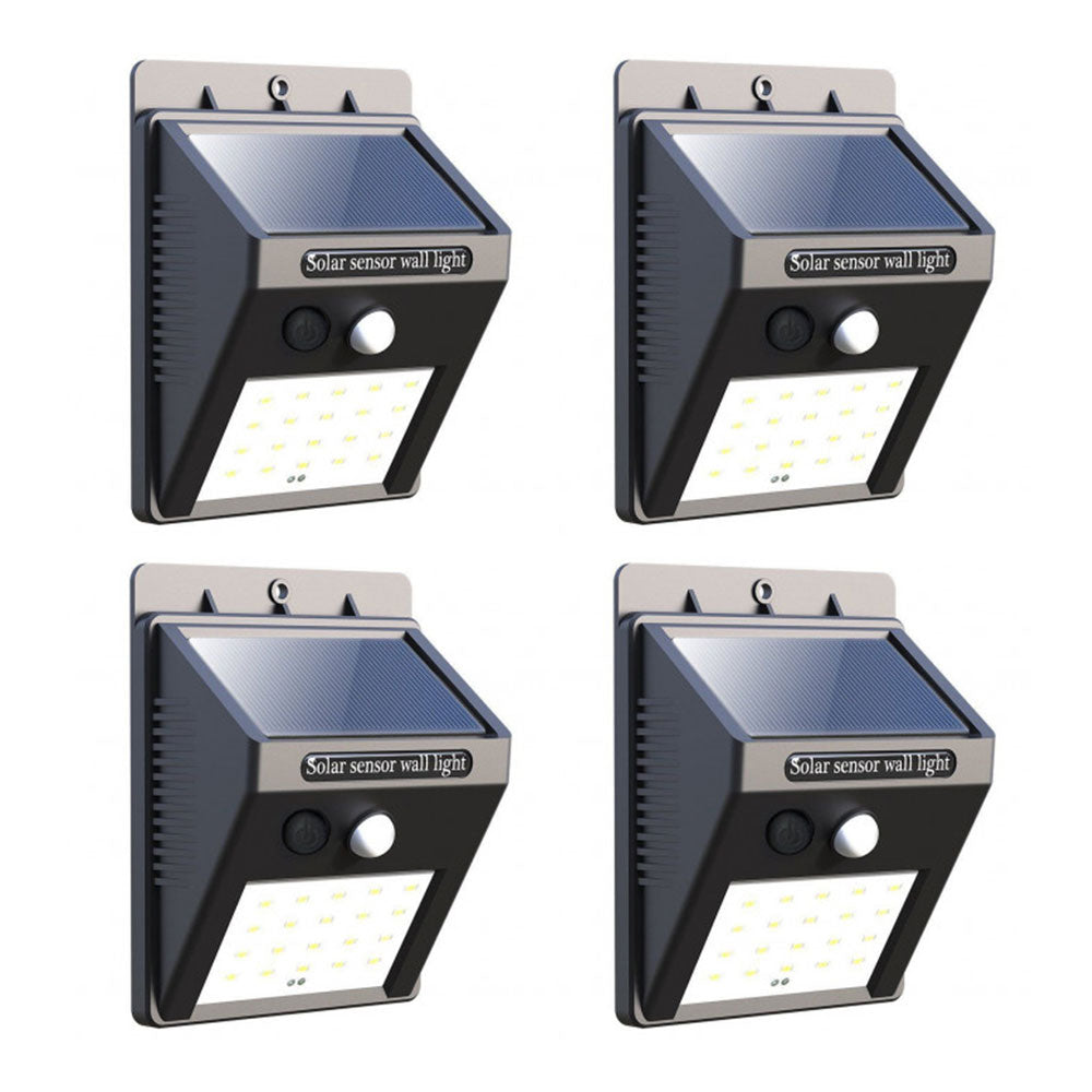 Wall Mount 20 LED Motion Sensor Solar Lights