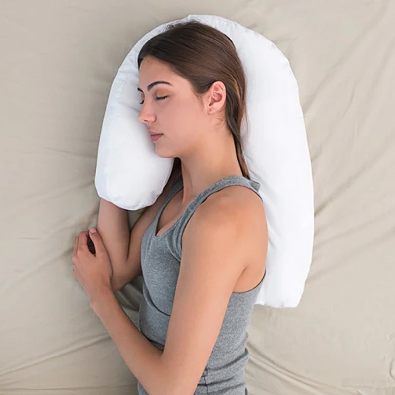 Multi-Position Pregnancy Support U-Shaped Side Sleeping Pillow
