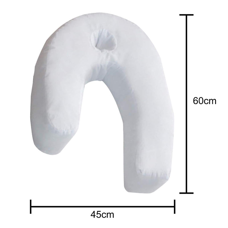Multi-Position Pregnancy Support U-Shaped Side Sleeping Pillow
