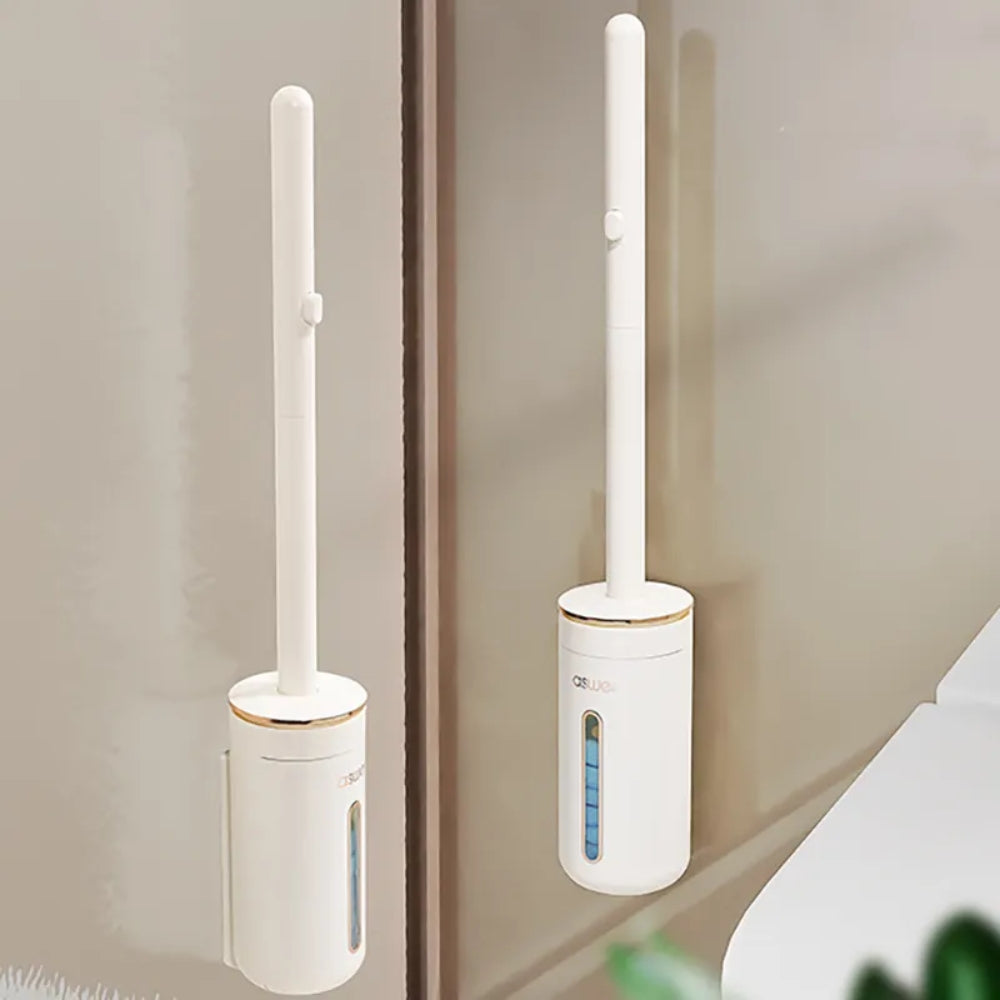 Disposable Toilet Brush Wall mounted Toilet Cleaner Replacement Head Cleaning Tool