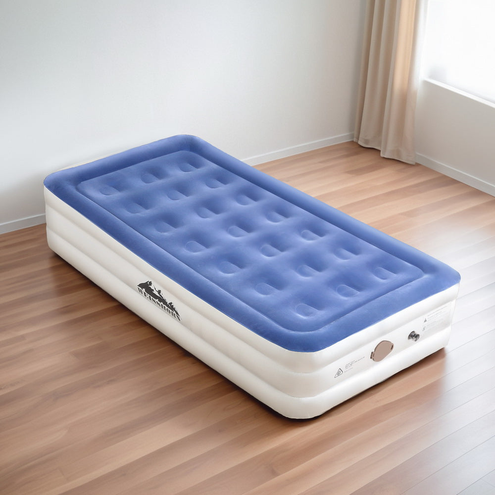 Weisshorn Air Mattress 46cm Single Inflatable Bed