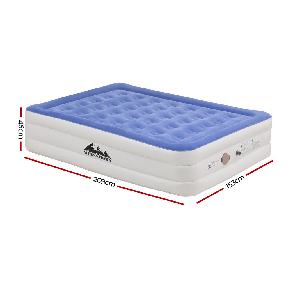 Weisshorn Air Mattress Queen Inflatable Bed Air bed Cube