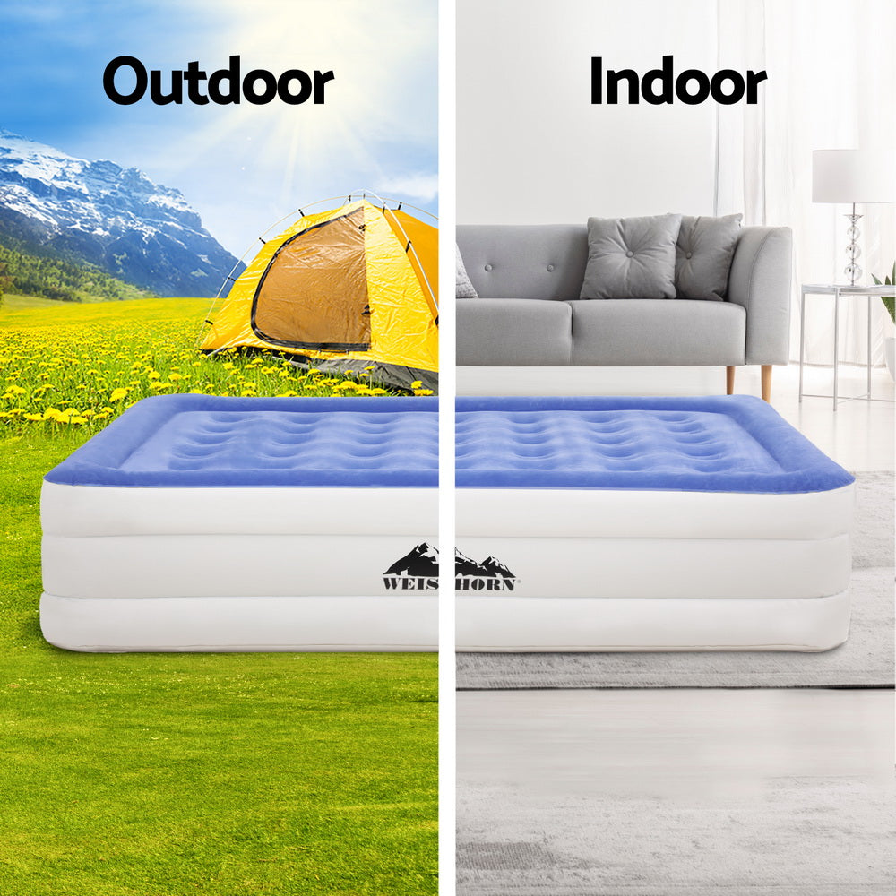 Weisshorn Air Mattress Queen Inflatable Bed Air bed Cube