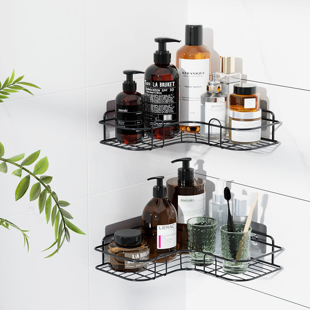 2 Packs Bathroom Shelf Corner Storage Rack