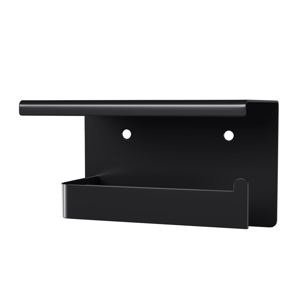 Toilet Paper Roll Holder with Storage Shelf