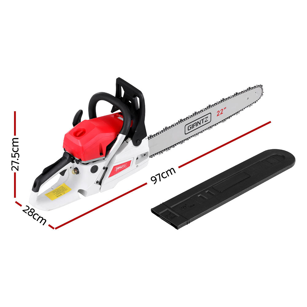 Giantz Petrol Chainsaw Bar E-Start Tree Pruning