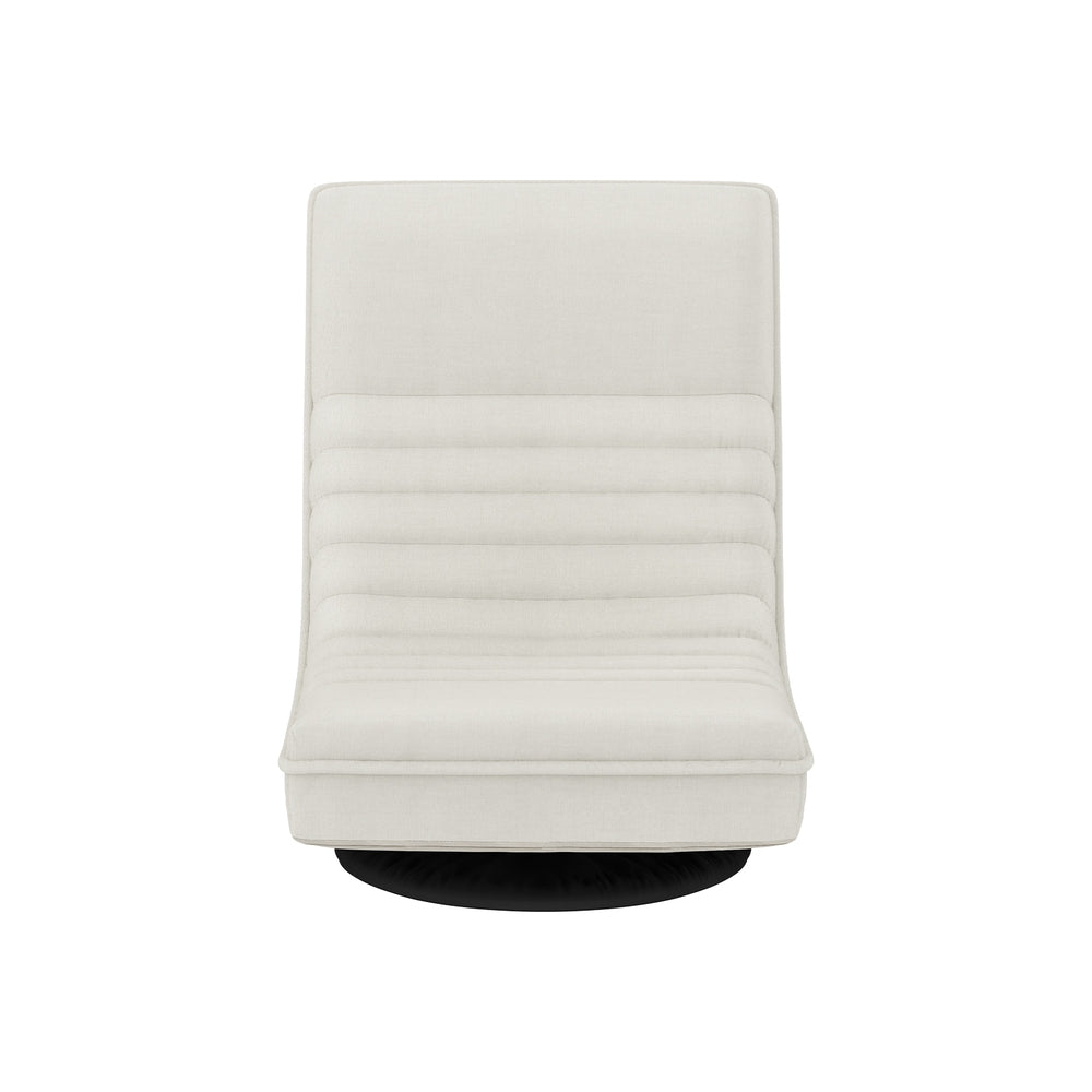 Artiss Floor and Foldable Lounge Sofa Swivel Linen White