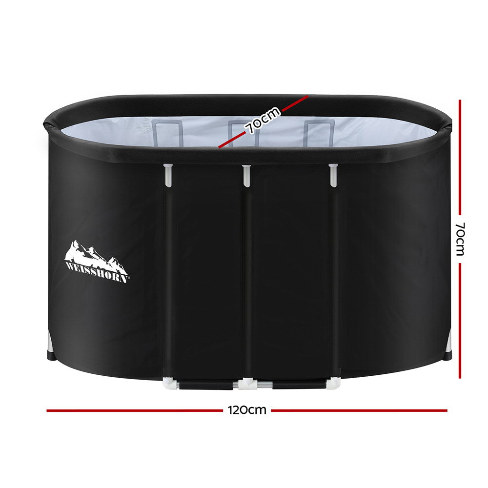 Portable Ice Bath Tub Inflatable Cold Water Folding Bathtub Spa Massage