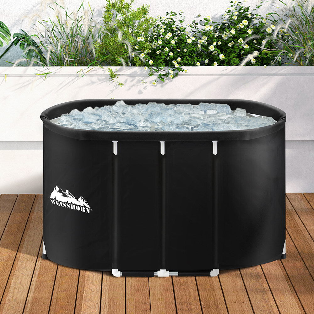Portable Ice Bath Tub Inflatable Cold Water Folding Bathtub Spa Massage