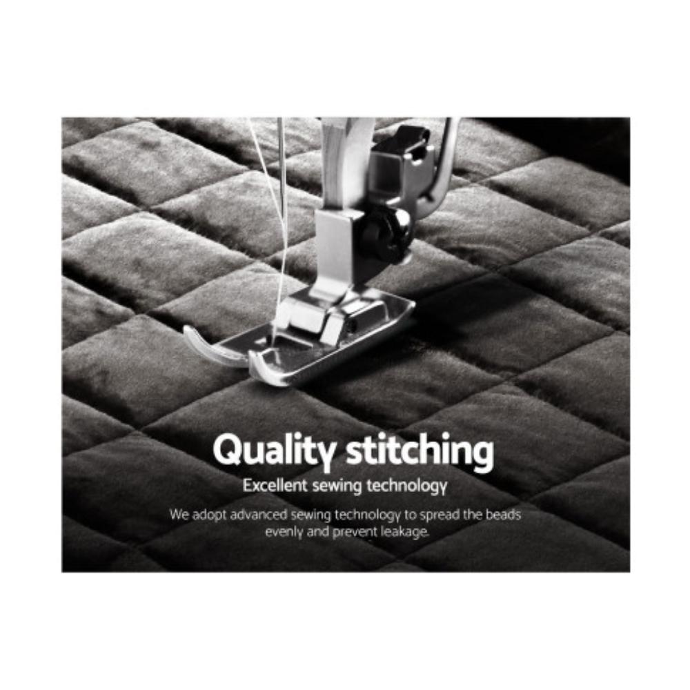 Giselle Bedding Faux Mink Quilt Charcoal Super King