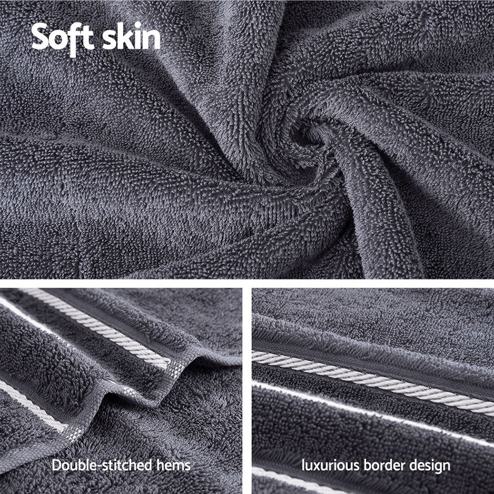 6 Pack Bath Towels Set