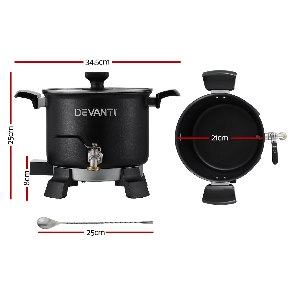 Devanti 5L Wax Melter Candle Making Melting Pot