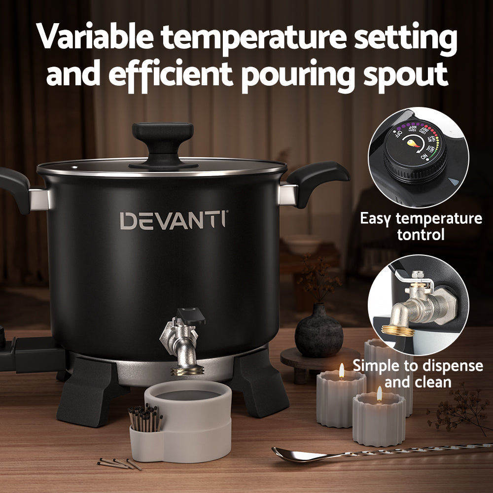 Devanti 5L Wax Melter Candle Making Melting Pot