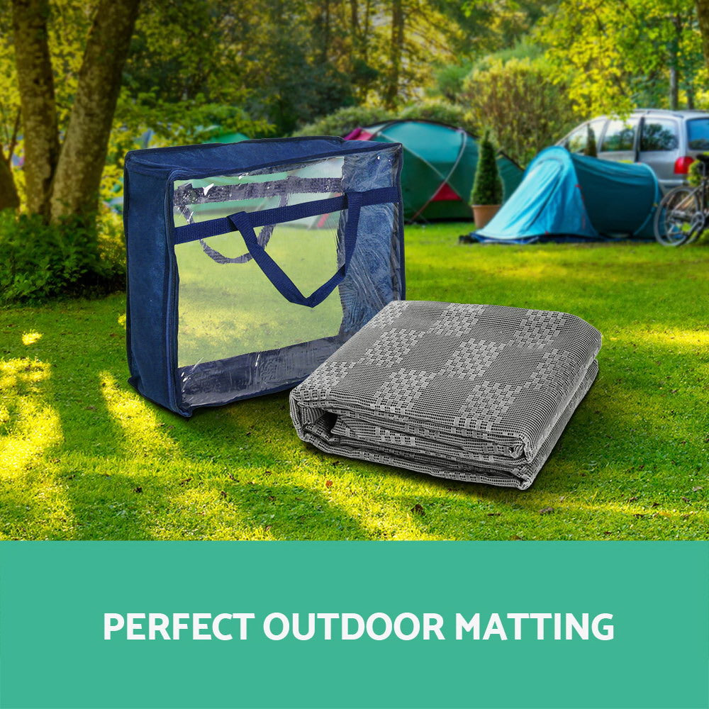 Weisshorn 6M X 2.5M Annex Matting Floor Mats Mesh Caravan Camping Annexe