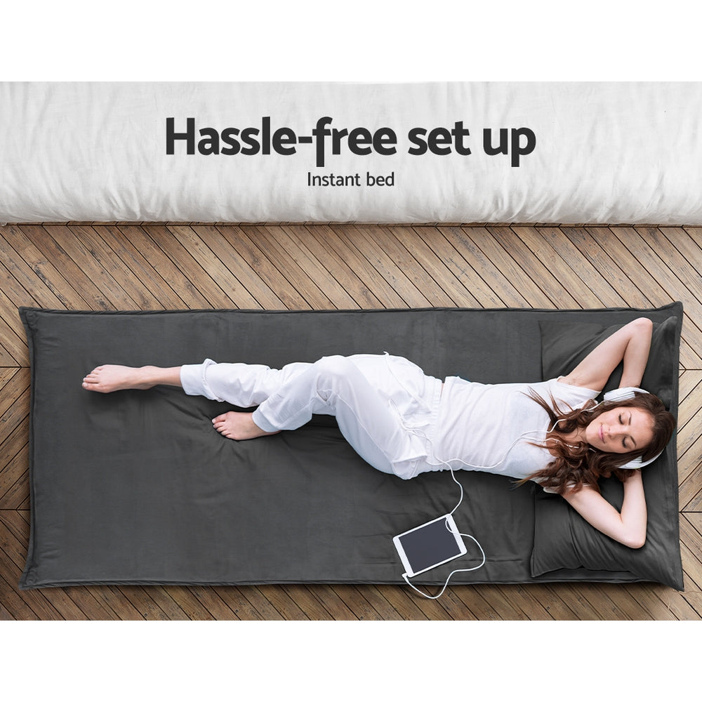 Artiss Floor Sofa Bed Lounge Couch Camping Bed