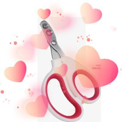 Pet Grooming Scissors with Round Tip for Safety, Beginner Blind Trimming