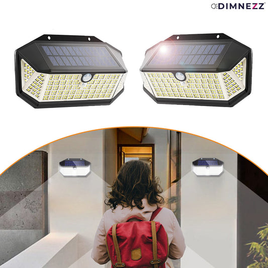 Dimnezz 5-Sided Human Induction Outdoor Garden LED Lamp for Automatic Lighting