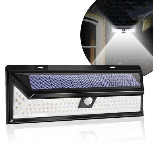 Large Weatherproof Solar Sensor 86-LED Lights