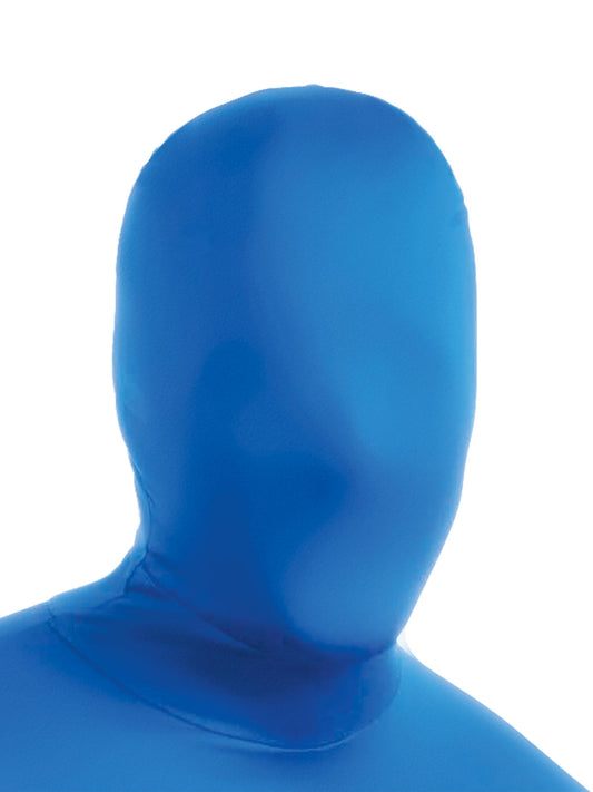 2nd Skin Full Head to Neck Face Mask Adult Costume Accessory for Sports Fans Blue Colour