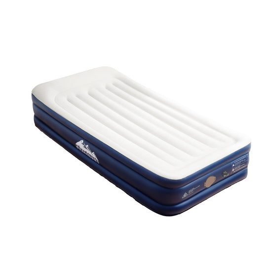 Weisshorn Air Mattress Single Inflatable Bed Grey