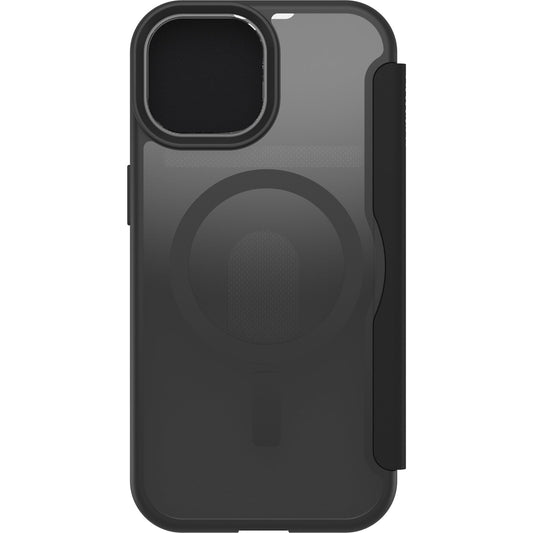 OtterBox React Folio MagSafe CaseFor iPhone 16e/15/14/13 - Black Crystal