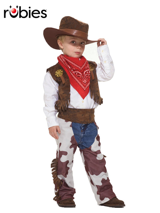 Cowboy Costume for Children Wild West Rodeo Fancy Dress by Rubies