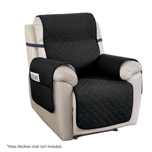 Artiss Recliner Chair Cover Water Resistant Black