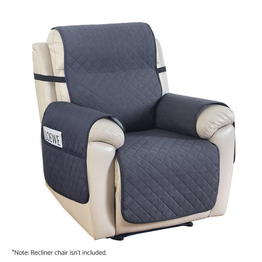 Artiss Recliner Chair Water Resistant Grey