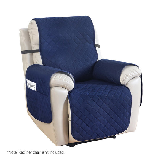 Artiss Recliner Chair Cover Water Resistant Navy