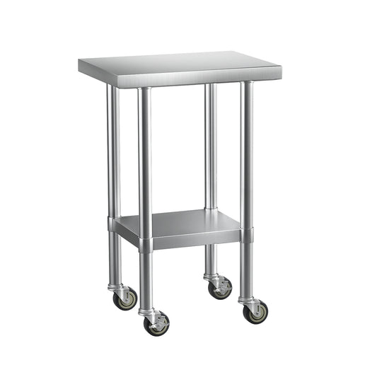 Cefito Stainless Steel Kitchen Benches Wheels