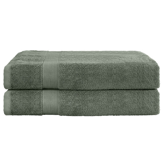 RedDot 2 Pack Bath Sheets Set Cotton Extra Large Towel Green