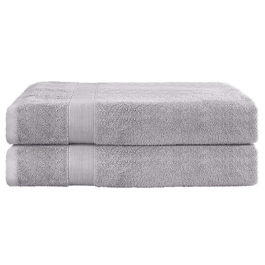 RedDot 2 Pack Bath Sheets Set Cotton Extra Large Towel Grey