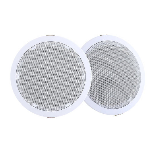 Giantz 2 x 6 In Ceiling Speakers Home 80W Speaker Theatre Stereo Outdoor Multi Room