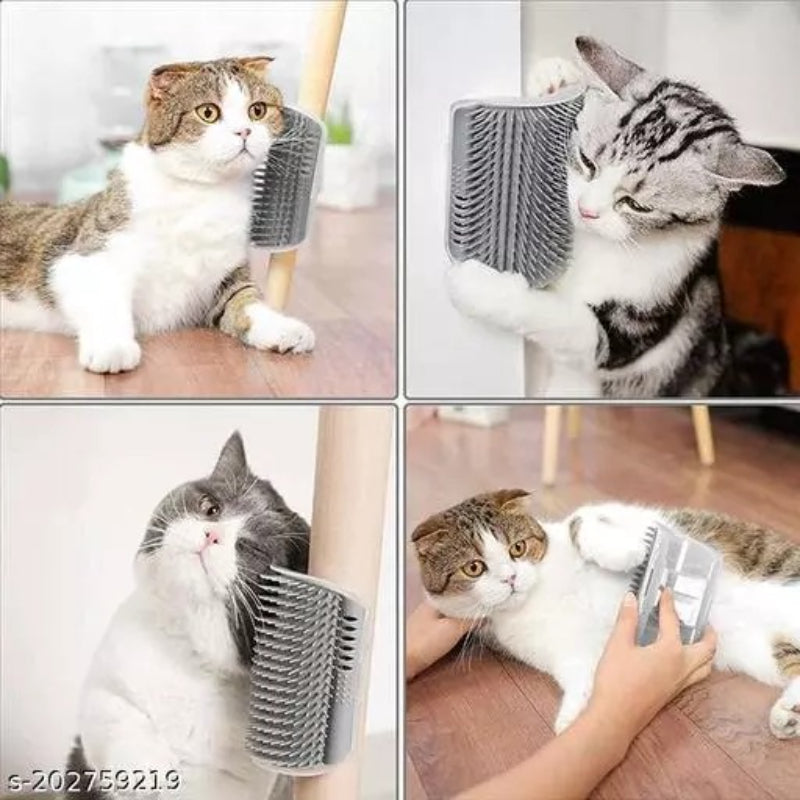 2-Piece Pet Self-Grooming Brush Set